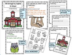 an activity pack for students to learn how to read and write the words in front of them