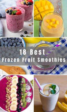 the best frozen fruit smoothies for breakfast