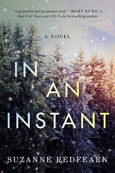 in an instant by suzanne redfearn book cover art and design