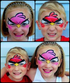 1 Minute Face Painting, Face Paint Party, Princess Face Painting, Cool Face Paint, Fairy Face Paint, Animal Face Paintings, Face Painting For Boys