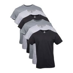 Add superb comfort to your everyday wardrobe with these ultra soft Crew T-shirts from George! Made from soft ringspun cotton and feature moisture wicking and tagfree comfort, these will be your go-to undershirts. This short-sleeve T-shirt is designed to be worn under a dress shirt or is comfortable enough to be worn on it's own. You get a modern fit for any occasion! These are easy to care for; just machine wash them on cold as needed. Made with 100% Ringspun Cotton. Size: 2XL. Color: Multicolor Walmart Mens Tshirts, Cheap Men's Crew Neck T-shirt, Cheap Gray Moisture-wicking T-shirt, Cheap Men's Moisture-wicking T-shirt, Cheap Men's Athletic Heather T-shirt, Candy Balloons, Mens Undershirts, Mens Henley, Custom Made Shirts