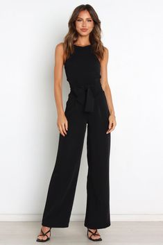 Kieran Pants - Black - Petal & Pup USA Female Office Outfits, Female Office, Hook And Eye, Dresses By Length, Pantalon Large, Office Outfits, Waist Pants, Work Outfit, Black Pants