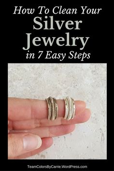 You'll be amazed at how easy it is to remove the tarnish from your sterling silver and silver plated jewelry! Silver Jewelry Cleaner, Clean Sterling Silver, Jewelry Aesthetic, Bracelet Mens, Silver Plated Jewelry