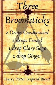 Lammas Oil Blend, 3 Broomsticks, Three Broomsticks, Harry Potter Cosplay