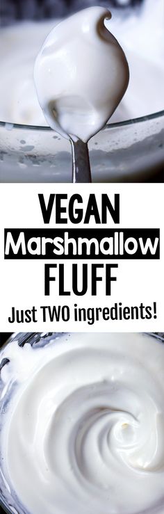 vegan marshmallow fluff just two ingredients