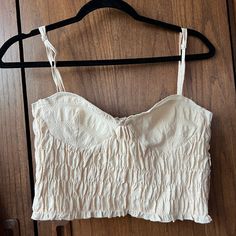 Never Worn Before, But Has No Tags Size Medium Light Yellow With Checkered Print Perfect Top For Summer Strap Tank Top, Checkered Print, Spaghetti Strap Tank Top, Top For Summer, Zara Tops, Light Yellow, Yellow White, Spaghetti Strap, Spaghetti