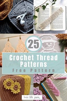 25 Must Try Crochet Thread Patterns Projects With Crochet Thread, Crochet With Crochet Thread, Free Crochet Thread Patterns, Size 10 Crochet Thread Patterns, Crochet Thread Projects Size 10, Crochet Thread Patterns Free, Thread Crochet Patterns, Crochet Thread Projects, Crochet Thread Patterns