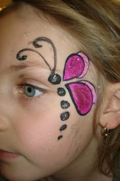 Side Eye Designs are newer to our selection, and we are designing more and more, but they are becoming very popular!! Butterfly Face Paint, Eye Designs