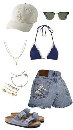 Australia Outfit Ideas, Outfits For Spain Summer, Fits For Vacation, Surfergirl Style, Outer Banks Outfits, Outfit Aesthetic Summer