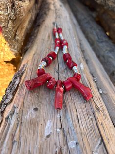 This chunky, stunningly gorgeous necklace was made using some beautiful pieces of coral and Navajo benchmade .925 sterling silver beads. There are also other .925 sterling silver beads worked into this piece. You can wear this necklace with a great deal of pride knowing that no one else will ever have the same one. It is truly one of a kind because no two pieces of genuine coral ever look alike. Length is 23 1/4" and has a chain for adjustment. $170 Necklace C525 Look Alike, Gorgeous Necklaces, Sterling Silver Bead, Bead Work, Beaded Necklace, 925 Sterling Silver, Jewelry Necklaces, Chain, Electronic Accessories