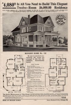 an old house is featured in the catalog