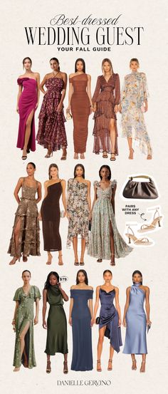 the ultimate wedding guest guide for all types of bridesmaid dresses and gowns