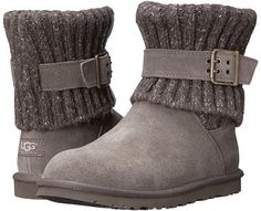 UGG Cambridge http://www.shopstyle.com/action/loadRetailerProductPage?id=468752269&pid=uid1209-1151453-20 Chocolate Boots, Knit Ugg Boots, Fold Over Boots, Grey Ankle Boots, Womens Black Booties, Womens Booties, Ugg Boots Australia, Fashion Shoes Boots, Fall Fashions