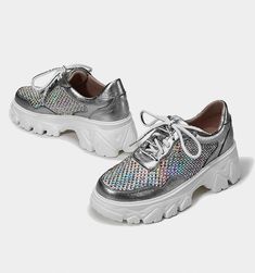 Arwen Sneakers – Ultra Seller Shoes Summer Sneakers With Perforated Toe Box, Silver Low-top Sneakers For Summer, Spring Silver Synthetic Sneakers, Trendy Summer Sneakers With Perforations, Pig Skin, Women's Sneakers, Cow Leather, Womens Sneakers, Leather Upper