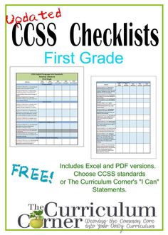 the ccss checklist for fourth grade students