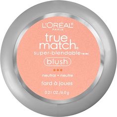 True Match Blush flawlessly complements your skin tone and undertone. The super-blendable formula has a soft texture that goes on smooth and blends evenly into skin. Use for a buildable, natural flush of color to brighten up your cheekbones. Coordinate with your True Match Foundation, Powder and Concealer. Packaging may vary, what you receive may not be what is reflected on site. With a soft, powder texture, True Match Blush goes on smooth and blends evenly into skin to naturally brighten your Concealer Packaging, Loreal Blush, Mac Makeup Lipstick, Loreal Paris True Match, Mac Makeup Looks, Loreal True Match, Oil Free Makeup, Wrinkled Skin, Mac Makeup