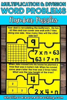 the multi - digit word problem worksheet for numbers 1 - 10 and has been made into a puzzle