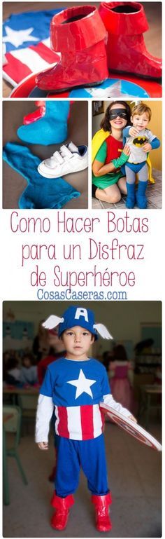 an easy diy superhero boots for kids to make