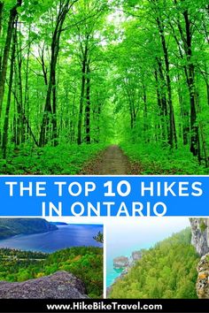 the top 10 hikes in ontario