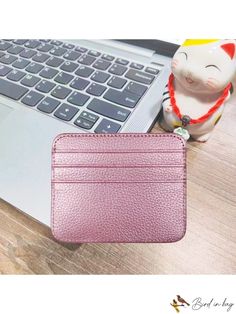 Bird in Bag - Multi-Card Minimalist Font Pocket Wallet Credit Card Holder for Men and Women PU Leather Card Case Business Card Folding Storage Organizer Case Casual Rectangular Coin Purse With Card Slots, Casual Business Card Holder With Interior Slots, Casual Card Holder With Coin Pocket, Casual Rectangular Card Holder With Coin Pocket, Casual Rectangular Business Card Holder, Solid Wallets With Interior Card Slots For Daily Use, Everyday Portable Bifold Card Holder, Leather Front Pocket Wallet, Business Card Organizer