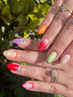 #nails #nailart #3dnailart #nailsofinstagram #nailtech #nailsoftheday #fruit #fruitsbasket Short Fruit Nails, Nail Korean, Fish Nails, Winter Nail Art Designs, Fruit Nails, Fruit Nail, Bling Nail Art, Nail Videos, Fruit Nail Art