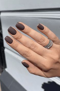 best fall nail colors Nail Shades, Kutek Disney, September Nails, Nagel Tips, Smink Inspiration, Casual Nails