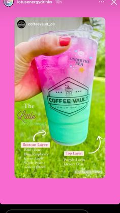 the coffee vault app on an iphone