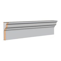 an image of a metal profile on a white background