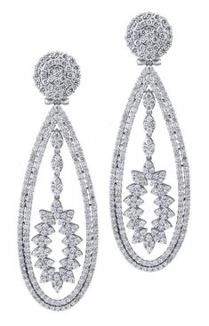 Our delicate 18K White Gold Diamond Earrings are an expertly crafted jewelry-box essential. These earrings feature a combination of round brilliant cut Diamonds and precious 18K white gold metal for a luxurious accent. White Gold Diamond Earrings, Gold Diamond Earrings, Diamond Drop Earrings, Crafted Jewelry, Round Brilliant Cut Diamond, Brilliant Cut Diamond, White Gold Diamonds, Round Brilliant, Gold Diamond