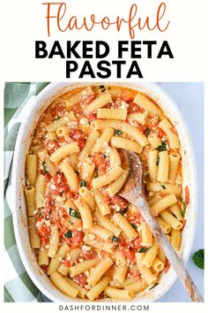 One taste of this flavorful pasta dish and you'll understand why it went viral on TikTok! Made with just 7 simple ingredients, this extra-cheesy version of Baked Feta Pasta is a family favorite recipe.