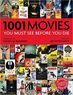 the book cover for 1001 movies you must see before you die