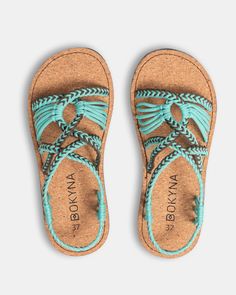 FREEDOM – Turquoise Turquoise Sandals, Peter Pan Collars, Long Walk, Color Turquoise, Long Walks, By The Beach, Walking By, Good Grips, Black N Yellow