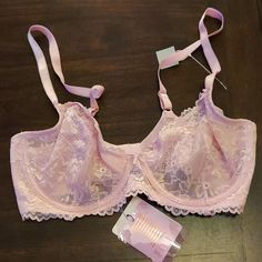 Pretty Savage X Fenty Lace Bra. Light Pink. Adjustable Straps. Feel Beautiful Underneath It All In This Bra. Light Pink Lingerie, Bra Drawer, Fenty Savage, Savage Fenty, Pink Bras, Dr Wardrobe, Dream Wishlist, Pretty Savage, Blue Lace Bra