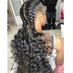 Black Braided Hairstyles, Weave Hairstyles Braided, Feed In Braids Hairstyles, Twist Braid, Feed In Braid, Cool Braid Hairstyles, Natural Hair Braids, African Braids Hairstyles, Braid Hairstyles