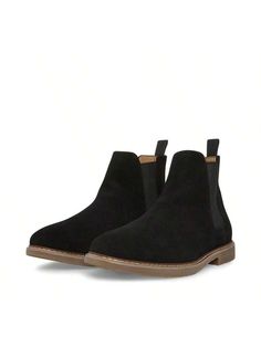 This classic Highline Chelsea boot will keep you on-trend any day of the week. 
Gusseted suede leather upper. 
Pull-on construction. 
Rounded toe. 
Man-made lining and insole. 
Rubber sole. 
Imported. 
Product measurements were taken using size 12, width D - Medium. Please note that measurements may vary by size. 
Weight of footwear is based on a single item, not a pair. 
Measurements:

     Weight: 1 lb 2 oz
     Circumference: 10 1/4 in
     Shaft: 5 1/2 in 
Highline Black Suede     Plain    M Mens Shoes Boots, Chelsea Boot, Boots Men, Black Suede, Suede Leather, Steve Madden, Chelsea Boots, Rubber Sole, Shoes Mens