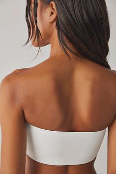 This essential tube bandeau is part of our Neo Collection. The fabric marries our signature scuba-inspired material (think: blissfully supportive neoprene) with a natural, barely-there feel. * Stretch fit * Pull-on style * Elastic hems | Nina Neo Bandeau by Intimately at Free People in White, Size: L Smoothing Bandeau Solid Tube Top, Solid Smoothing Bandeau Tube Top, Smoothing Bandeau Tube Top, Smoothing Solid Bandeau Tube Top, Strapless Padded Fitted Tube Top, Fitted Padded Strapless Tube Top, White Fitted Tube Top With Removable Bra Pads, Micro-elastic Bandeau Tube Top For Summer, White Bandeau Tube Top With Built-in Bra