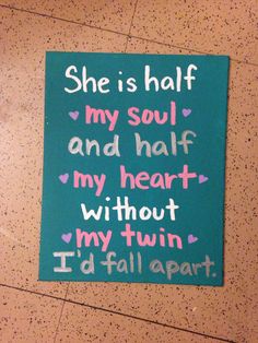 Twin Love Quotes Sisters, Quotes About Twins Sisters, Twin Mama Quotes, Quotes About Twins, Twin Sayings, Twin Poems, Having Twins Quotes