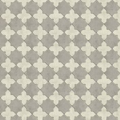 a gray and white tiled wallpaper pattern