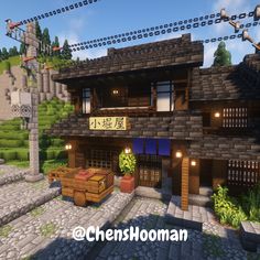 an image of a house in minecraft