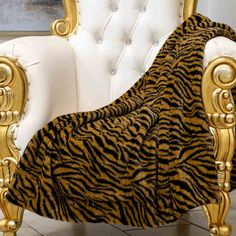 Stay warm in style for the Bengals games with this super soft Tiger Stripe Faux Fur Throw. Measures 50" w X 60" h Fur Blanket Aesthetic, Blanket Aesthetic, Tiger Fur, Fluffy Blanket, Fur Blanket, Fur Throw, Fluffy Blankets, Faux Fur Throw, Tiger Stripes