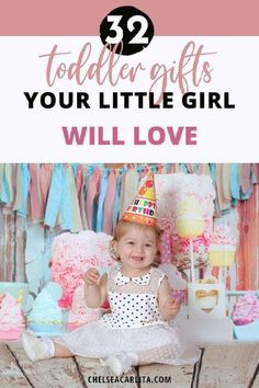 A girl mom of two shares her favorite toddler girl gifts in this toddler gift guide. Learning Toys For Toddlers, Toddler Gift