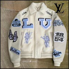 Designer Varsity Jacket, T Shirt Street Style, Branded Jacket, Louis Vuitton For Men, Design Jacket, Street Wear Jacket, Jacket Designs, Designer Jacket, Designer Jackets