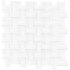 a white tile pattern with squares and rectangles