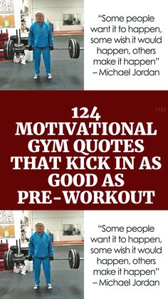 two pictures with the words motivation and an image of a man doing squats in a gym