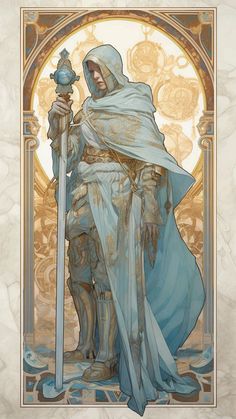 ancient statue Art Nouveau Knight, Fantasy Art Nouveau, Minimal Tattoo Designs, Painting Of A Man, Alphonse Mucha Art, Mucha Art, Art Nouveau Illustration, Art Nouveau Poster, Gothic Fantasy Art