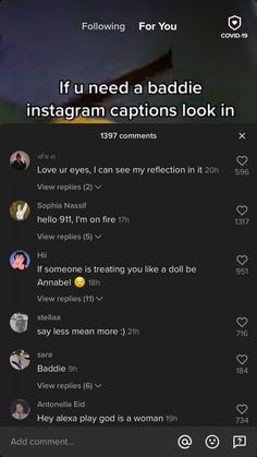 the instagram app on an iphone shows someone's profile and what they want to do