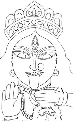 Jain Cultural & Educational Centre Navratri 2024, Oil Pastel Drawings Easy, Pencil Drawing Images, Maa Kali, Silhouette Online Store, Indian Art Gallery, Illustration Animation, Oil Pastel Drawings