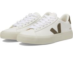 Women's VEJA Campo | Zappos.com Sporty Chic Style, Sporty Chic, Color Chrome, Logo Color, Leather Working, Product Reviews, Chic Style, Athletic Shoes, Leather Upper