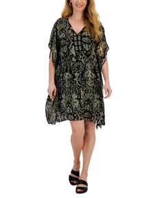 in stock Bohemian V-neck Kaftan With Multicolor Print, Bohemian V-neck Kaftan In Multicolor Print, Bohemian V-neck Multicolor Print Kaftan, Bohemian Floral Print Floor-length Kaftan, Bohemian Multicolor Print V-neck Kaftan, Caftan Dress, Buy Online, Womens Shorts, Black