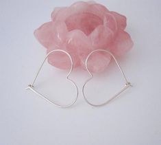 A pair of 925 sterling silver or 14K yellow or rose gold filled wire HEART hoops earrings.Please choose the material from the menuApproximate measurements - 26x26mm (1.02")The earrings are lead and nickel free.The earrings come gift wrapped in a small organza bag.I usually get ready and dispatch my items within 24h. Minimalist Nickel-free Hoop Earrings For Valentine's Day, Small Hoop Sterling Silver Heart Earrings Hypoallergenic, Hypoallergenic Small Hoop Heart Earrings In Sterling Silver, Gift Sterling Silver Small Hoop Heart Earrings, Sterling Silver Pierced Hoop Earrings For Valentine's Day, Sterling Silver Hoop Earrings For Valentine's Day, Sterling Silver Small Hoop Heart Earrings For Gift, Minimalist Sterling Silver Hoop Earrings For Valentine's Day, Handmade Silver Hoop Earrings For Valentine's Day